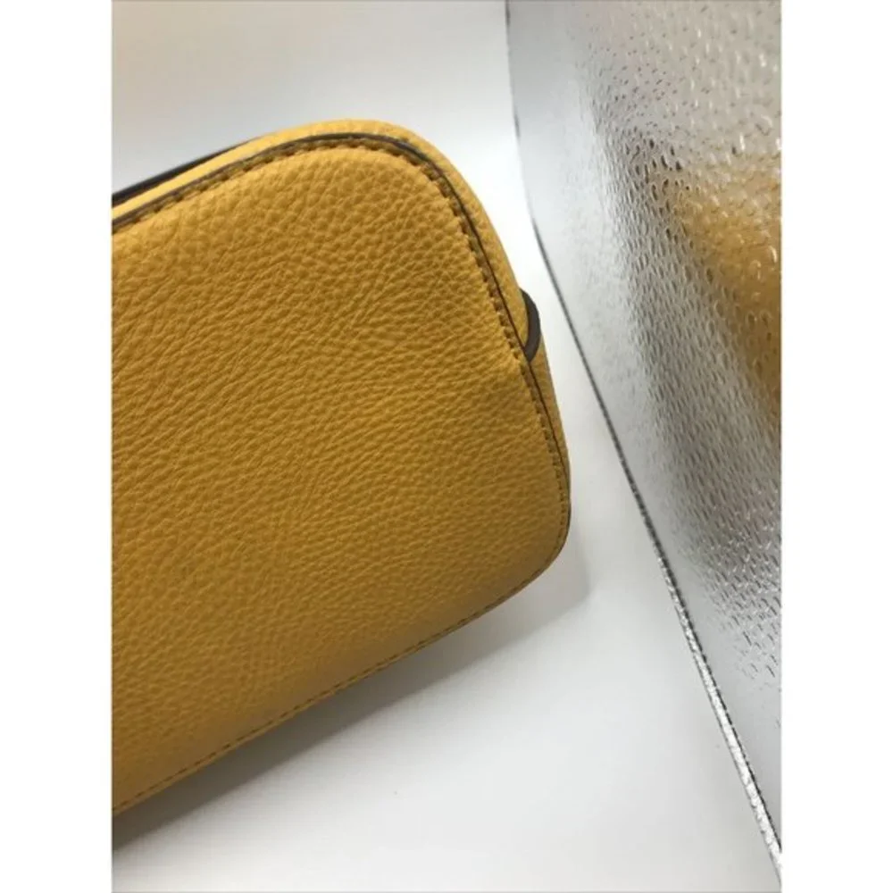 Carlos by Carlos‎ Santana Faux Leather Handbag  mustard yellow  shoulder purse
